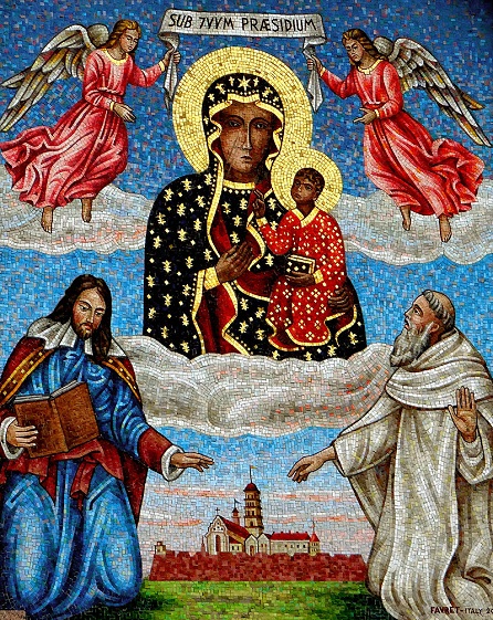 Black Madonna mosaic at Jasna Góra, Poeticbent, CC BY-SA 3.0, en.wikipedia.org